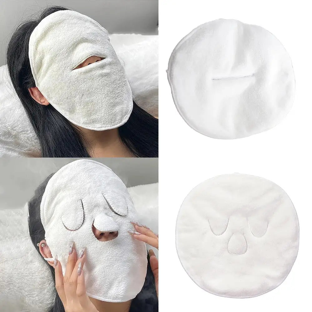 Hot Compress Face Towel Pore Clean Wet Compress Cotton Mask Face Towel Beauty Moisturizing Facial Skin Care Bathroom Supplies