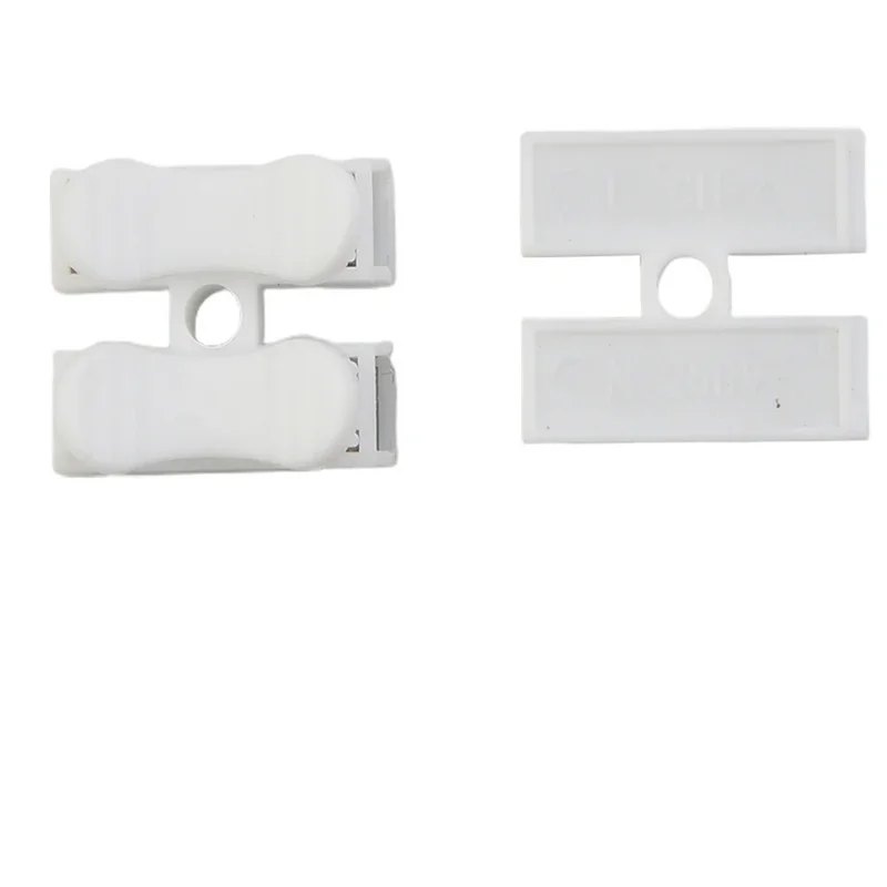 20Pcs CH2 Spring Quick Wire Connector Cable Clamp 2p Electrical Crimp Erminal Block 2 Way Easy Fit For Led Strip