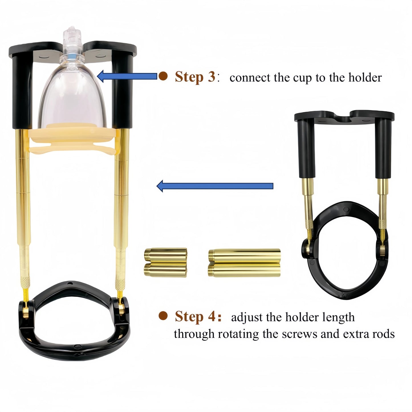 New Vacuum cup set for male penis lasting and enlargement training more vacuum power and different sizes for each Man