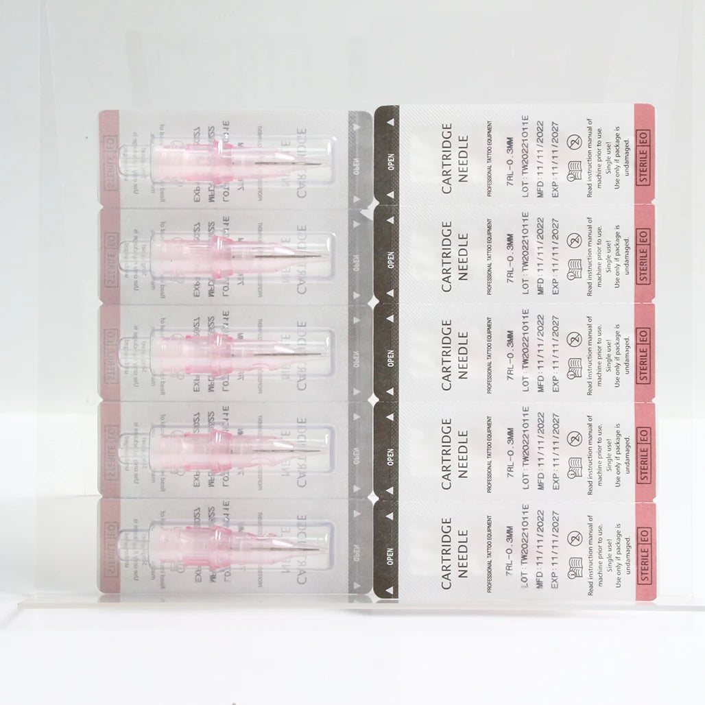 10/20/50/100pcs 1RL 3RL 3RL 7RL Practice Drawing for Motor PMU Tattoo Pen Grip Cartridge Needles Supplies