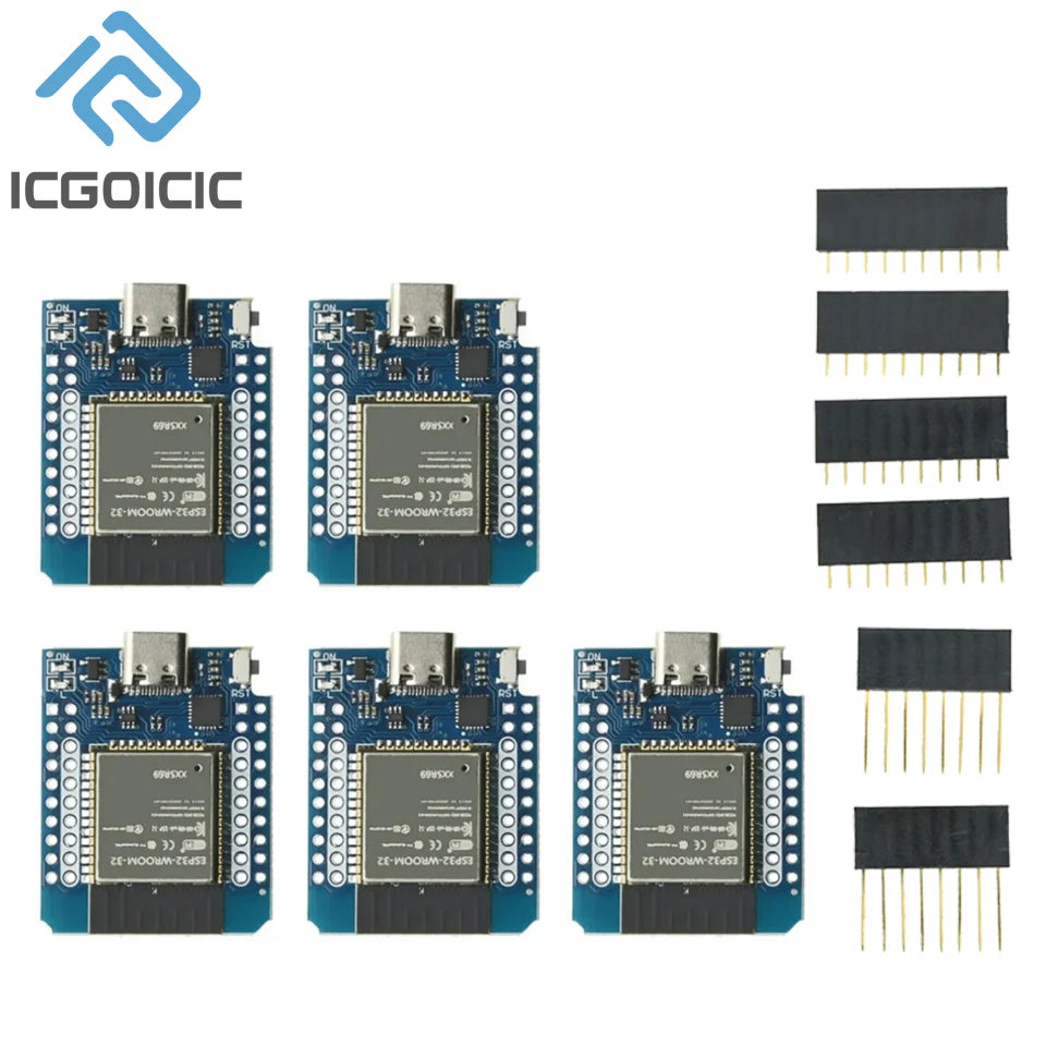 1-10pcs MINI ESP8266 ESP32 ESP-32S WIFI Bluetooth-compatible CP2104 CH9102 Development Board Module For Wemos Arduino With Pins