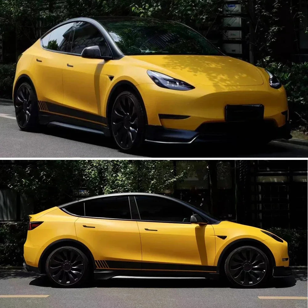 Car Exterior Stickers Self-Adhesive Vinyl Wrap Film Car Body Decoration Stickers Waterproof Matte Film Tuning Auto Accessories
