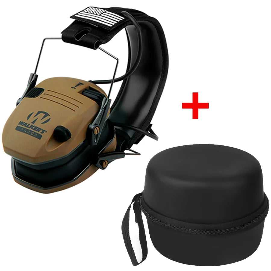 Original Military Tactical Electronic Shooting Earmuffs Outdoor Hunting Sound Pickup Noise Reduction Protection Hearing Headset