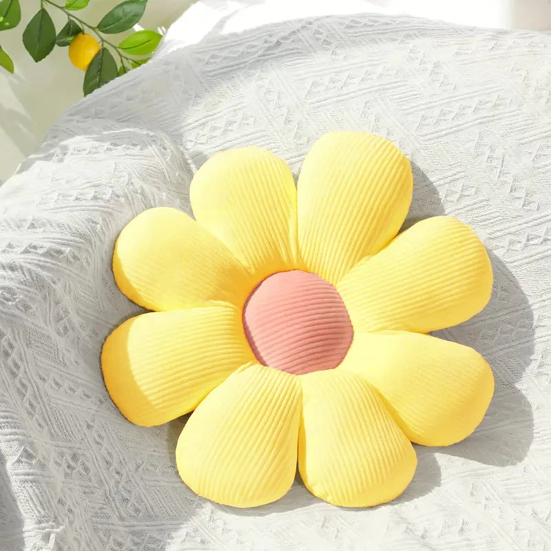 1pc soft and comfortable floral pattern pillow cushion, suitable for bedroom, dormitory, and home decoration
