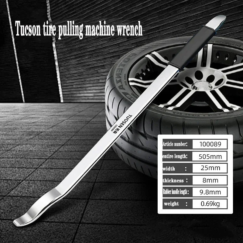 1/2PCS Professional Tire Changer Pry Bar Tool-Durable Metal,Rubber Handle,Labor-Saving Design,Non-Damaging Pry Corner