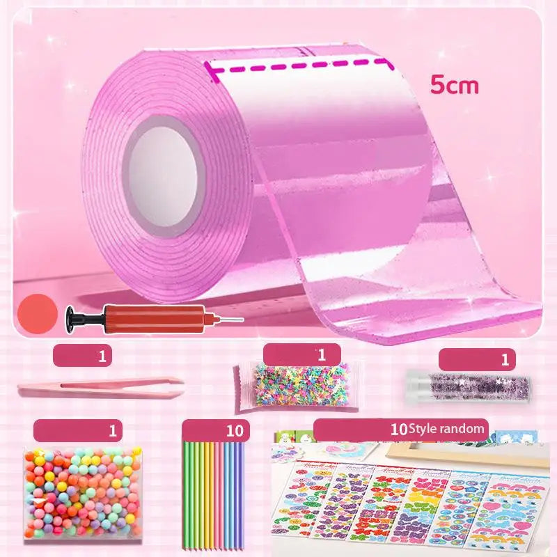 Nano Tape Double Sides Seamless Waterproof Tape Bathroom Toilet Kitchen Sink Gel Sticker DIY Toys Nano Gel Set