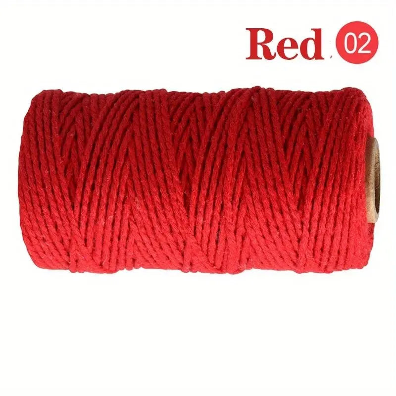 2.0cm100m Lace Cord Cotton Cord String Craft DIY Sewing Hand Woven Decorative Wall Hanging Bohemian Party Home Decor