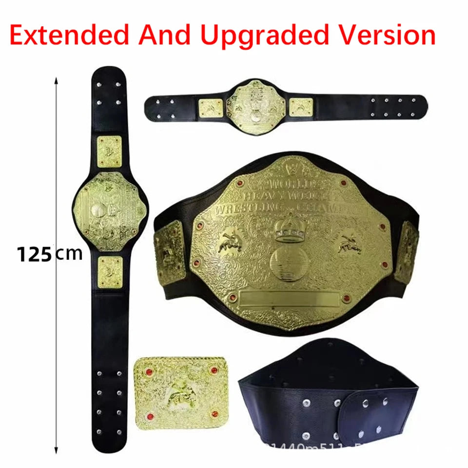 Wwe Boxing Champion Gold Championship Belt Characters Occupation Wrestling Gladiators Belt Cosplay Toys April Fools' Day Gift