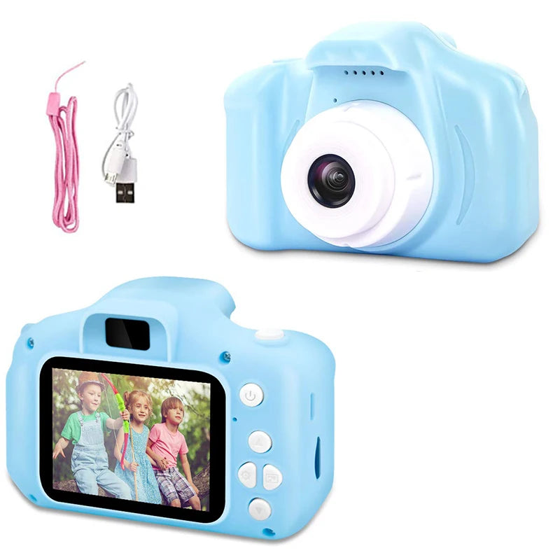 Children's Camera 1080P HD Screen Camera Video Toy 8 Million Pixel Kids Cartoon Cute Camera Outdoor Photography Toy