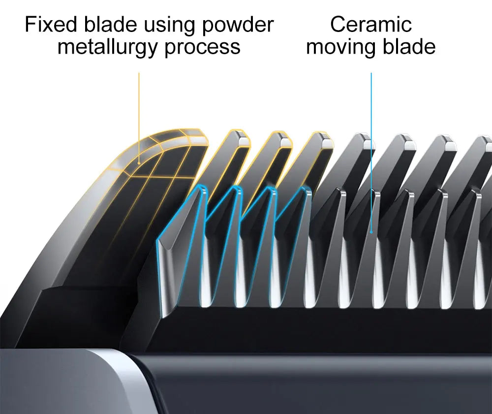 Original XIAOMI Mijia Hair Clipper 2 Men Sideburns Electric Shaver Wireless Hair Cutting Trimmer Barber Cutter