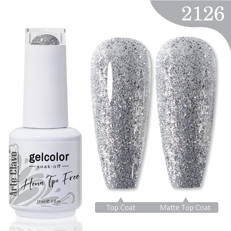 Arte Clavo HEMA TPO FREE Gel Nail Polish Jelly 15ml LED Nail Gel Hybrid Varnish Matt Top Base Coat Nail Art Gellak Primer