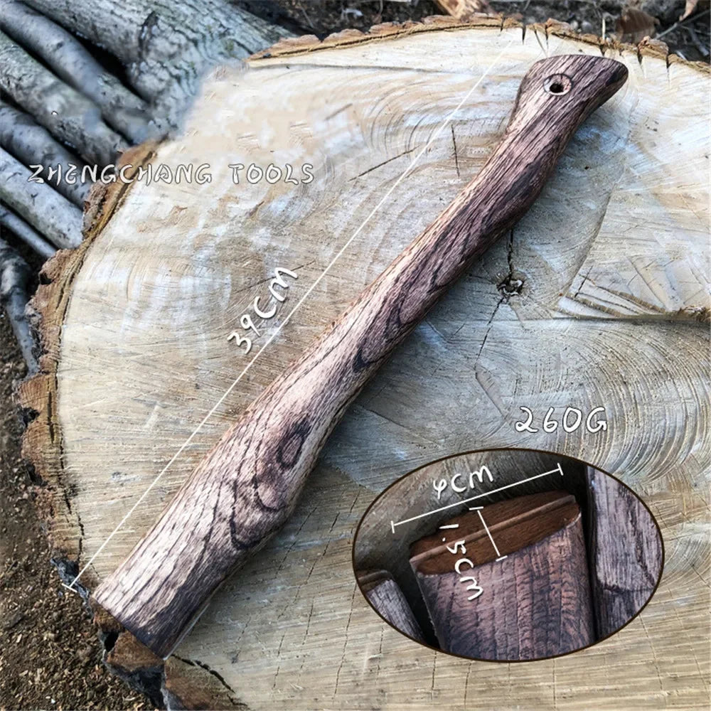 Carbonized Wood Axe Handle 27-43 Cm Outdoor Camping Tomahawk for Tomahawk Tomahawk Survival Gear Outdoor Camping