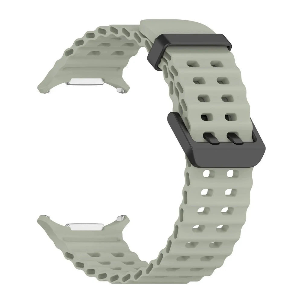 Ocean Strap for Samsung Galaxy Watch Ultra 2025 Sports Silicone Band for Galaxy Watch 8-7 Ultra 47mm Official Original Wristband
