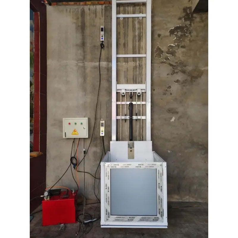 Home Vertical Lift Platform Electric Hydraulic Lift Warehouse Lift Villa Silent Elevator Freight Elevator