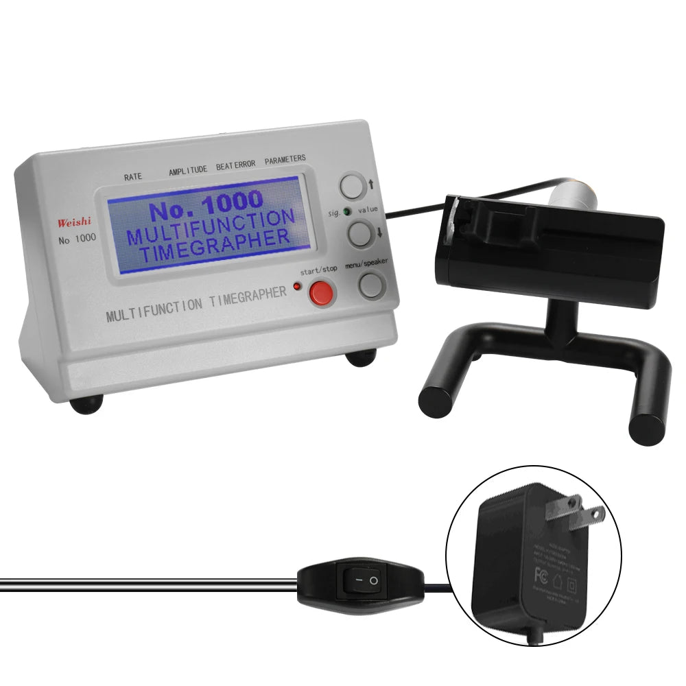 WeiShi No.1000/No.1900 Timegrapher Watch Testing Tool Watch Tester for Repairers Hobbyists Watch Test Repairing Tool Timing Test