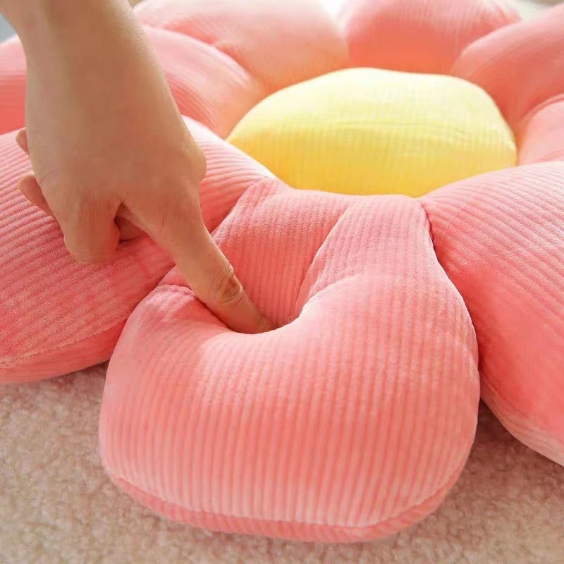1pc soft and comfortable floral pattern pillow cushion, suitable for bedroom, dormitory, and home decoration