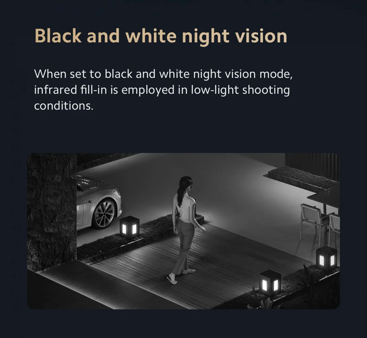 Xiaomi BW500 Outdoor Camera 2.5K HD Night Vision 10m Color AI Security IP67 Waterproof Long Battery Life Smart Home Surveillance