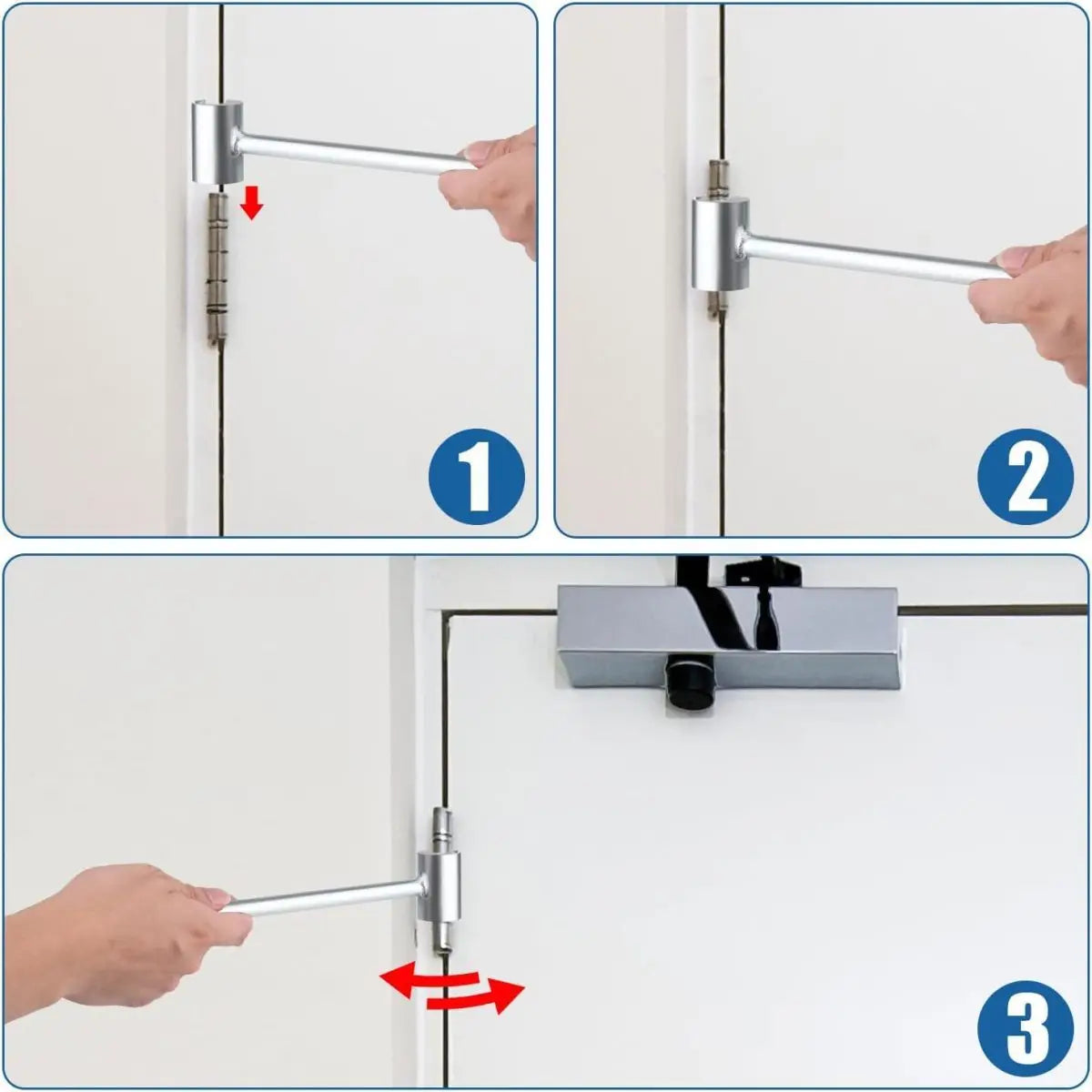 Double Head Door Hinge Repair Spanner Adjusting Door Hinge Gap Wrench Hinges Repair Wrenches Hand Tools Spanners for Round Bolt