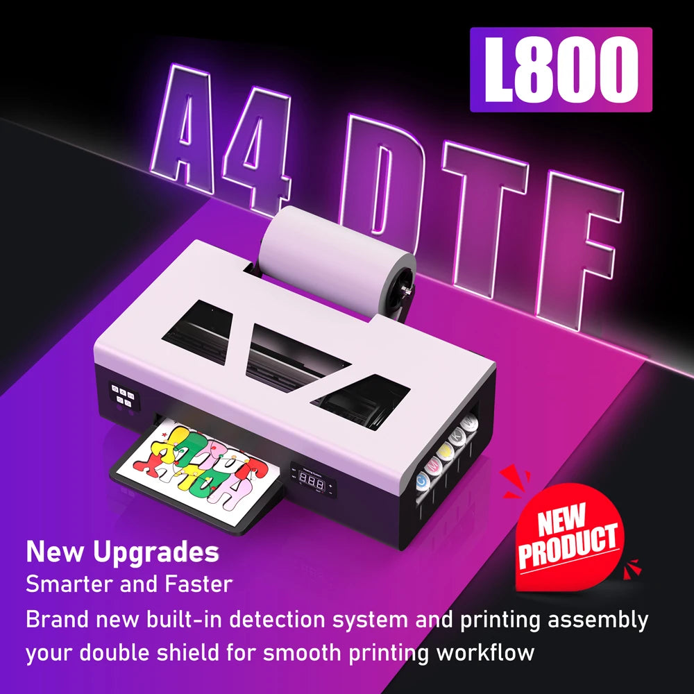 OYfame impresora dtf a4 For Epson L805 DTF Printer L800 DTF Transfer Film t shirt printing machine A4 for textil fabric clothes