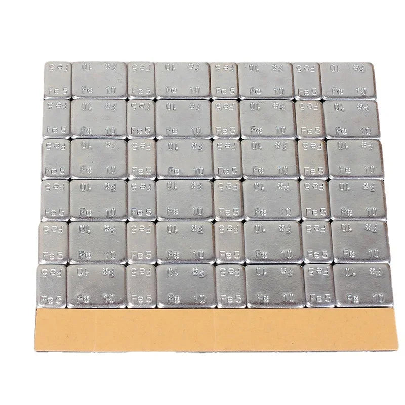 10/25pcs Wheel Balance Weight Car Tire Adhesive Iron Wheel Tyre Balancer Block Weight for Cars Truck Motorbike Tire Fitting