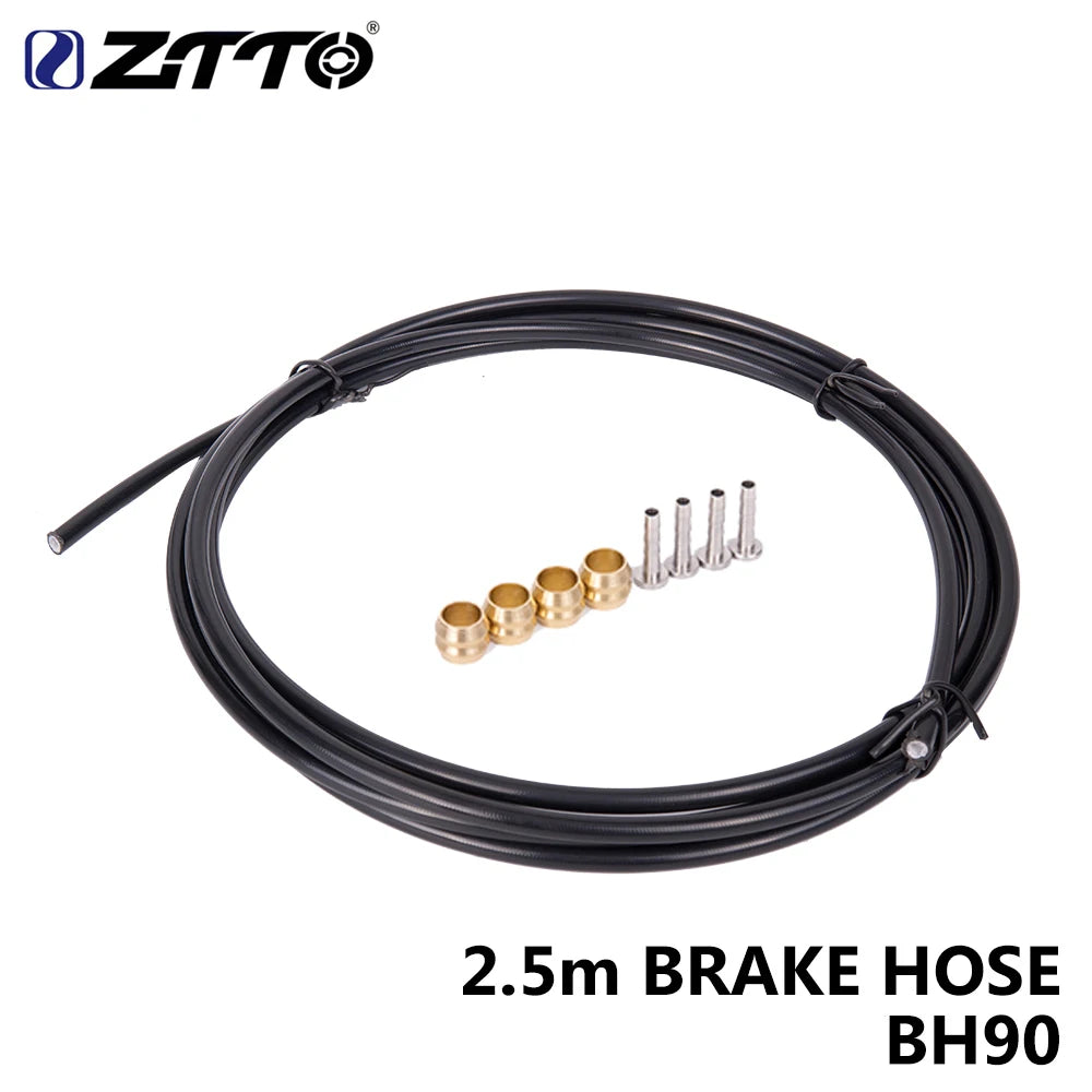ZTTO Bicycle BH90 BH59 Hydraulic Disc Brake Hose 2.5m Connector Insert Olive Set For Parts m610 315 355 SLX XT m8000 MTB Bike