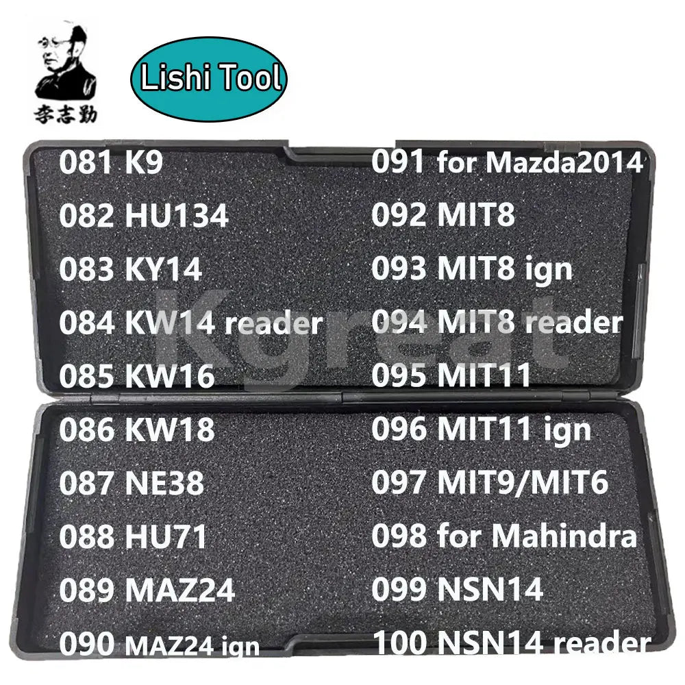 Newest LiShi Tool 2 in1 HU64 HU64(8910) TOY 2 Track V.3 TOY 2 Track V.4 HU101-New for Mazda2024-SM for Honda2021 Locksmith Tools