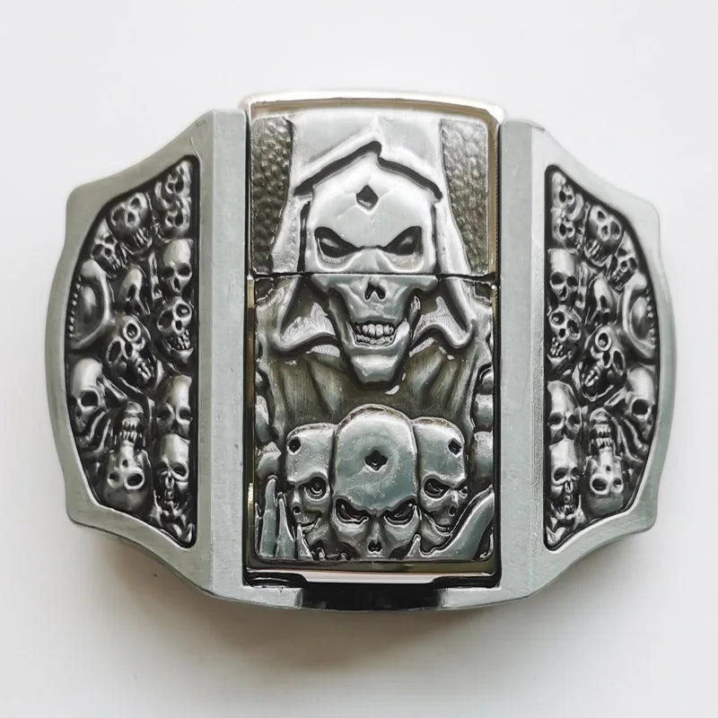 Poker PlayCard series Kerosene Lighter belt buckle, popular in Europe and America