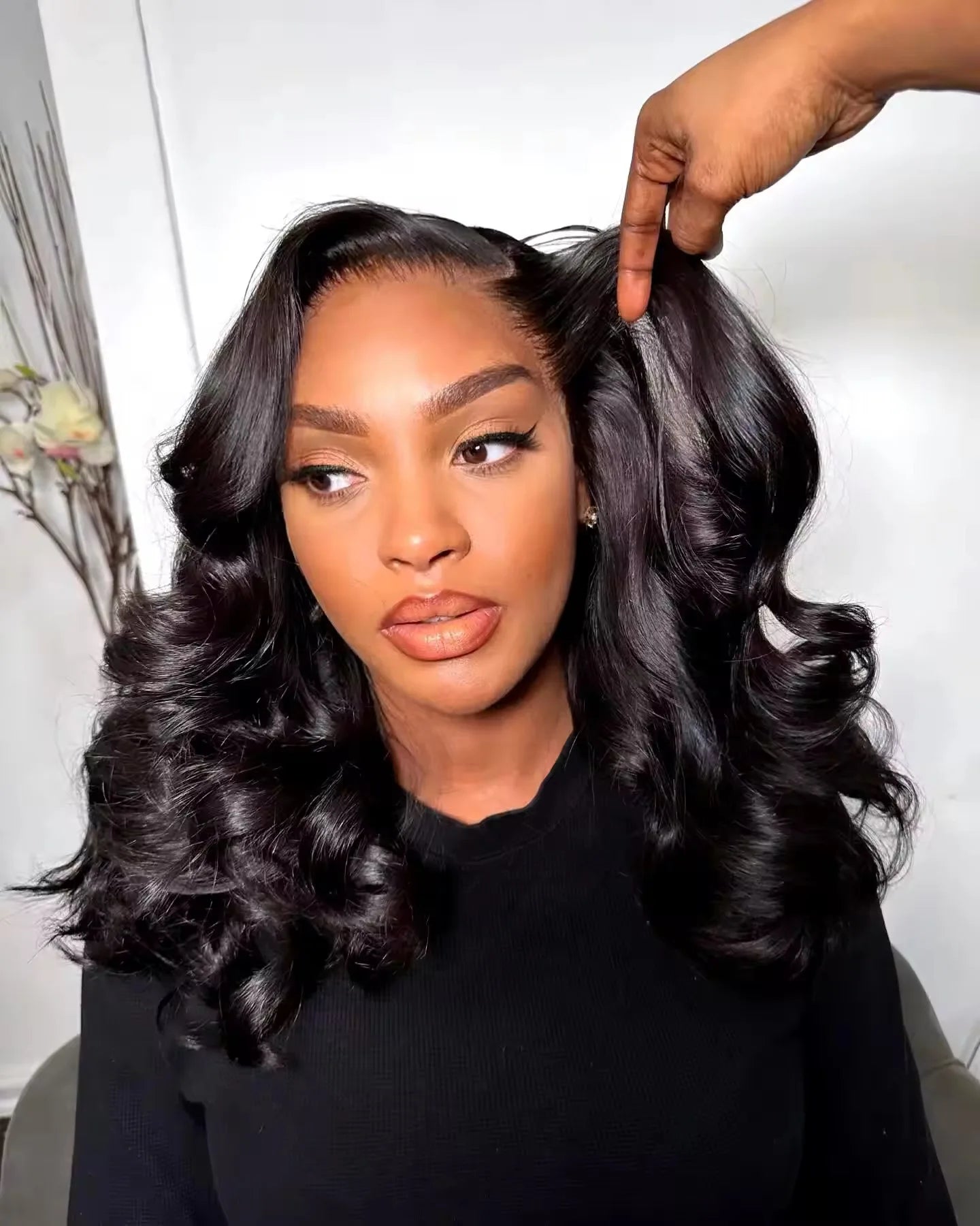 Pre Cut No Glue Glueless Wigs Human Hair Body Wave Lace Frontal Wig Wet and Wavy Water Wave Human Hair Wig on Clearance Sale Glueless Pre plucked Human Wigs Ready to Go Wear And Go Glueless Human Hair Wig For Women