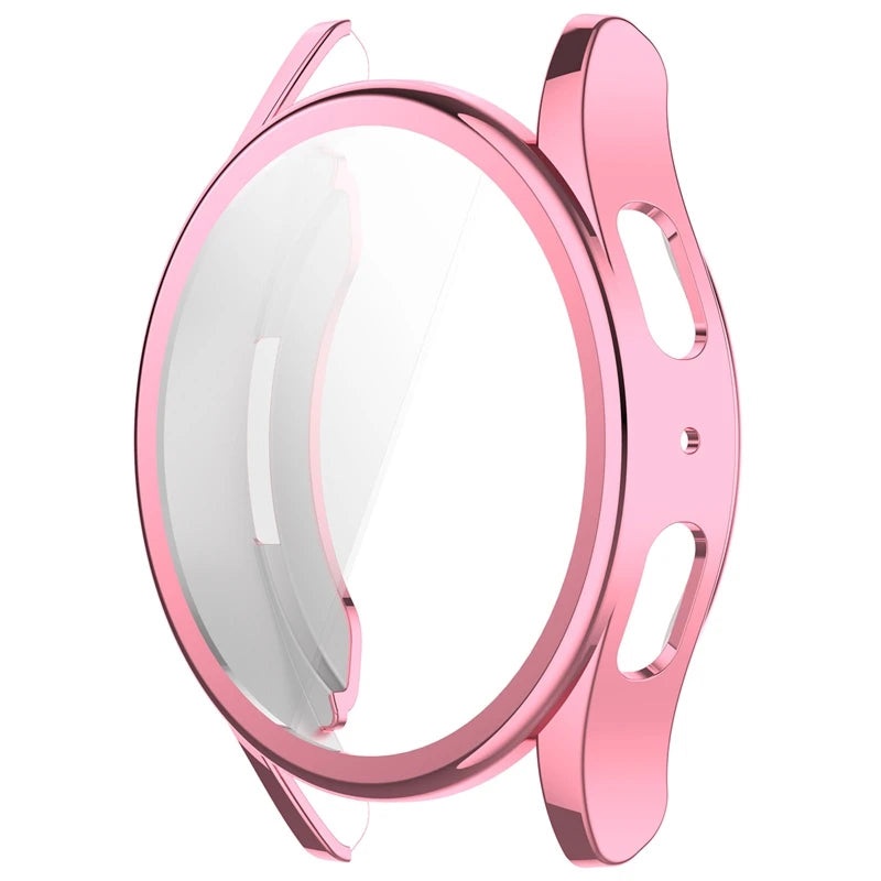 Silicone TPU Case Glass For Samsung Galaxy Watch 7 40mm 44mm Full Cover Screen Protector Bumper for Watch7 44mm 40mm Cover Shell