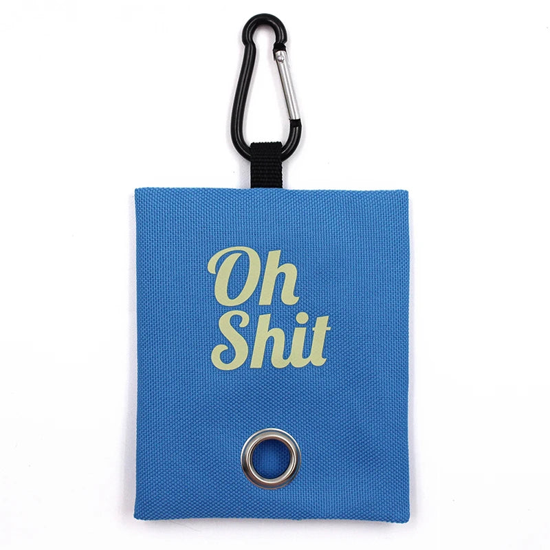 Pet Supplies Canvas Waste Bags Poop Bag Dispenser Portable Pet Poop Bag Holder Outdoor Puppy Kitten Litter Pickup Organizer