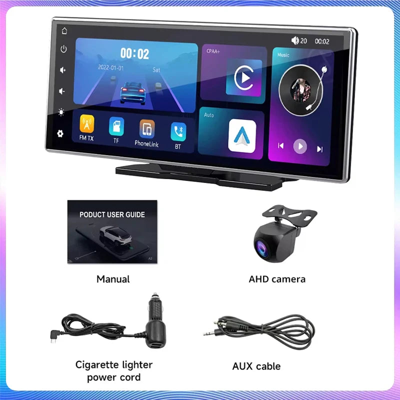 Acodo 11.26 Inch IPS Carplay Android Auto 2in1 Car Radio Multimedia WIFI Video Player compatible with Apple and Android devices