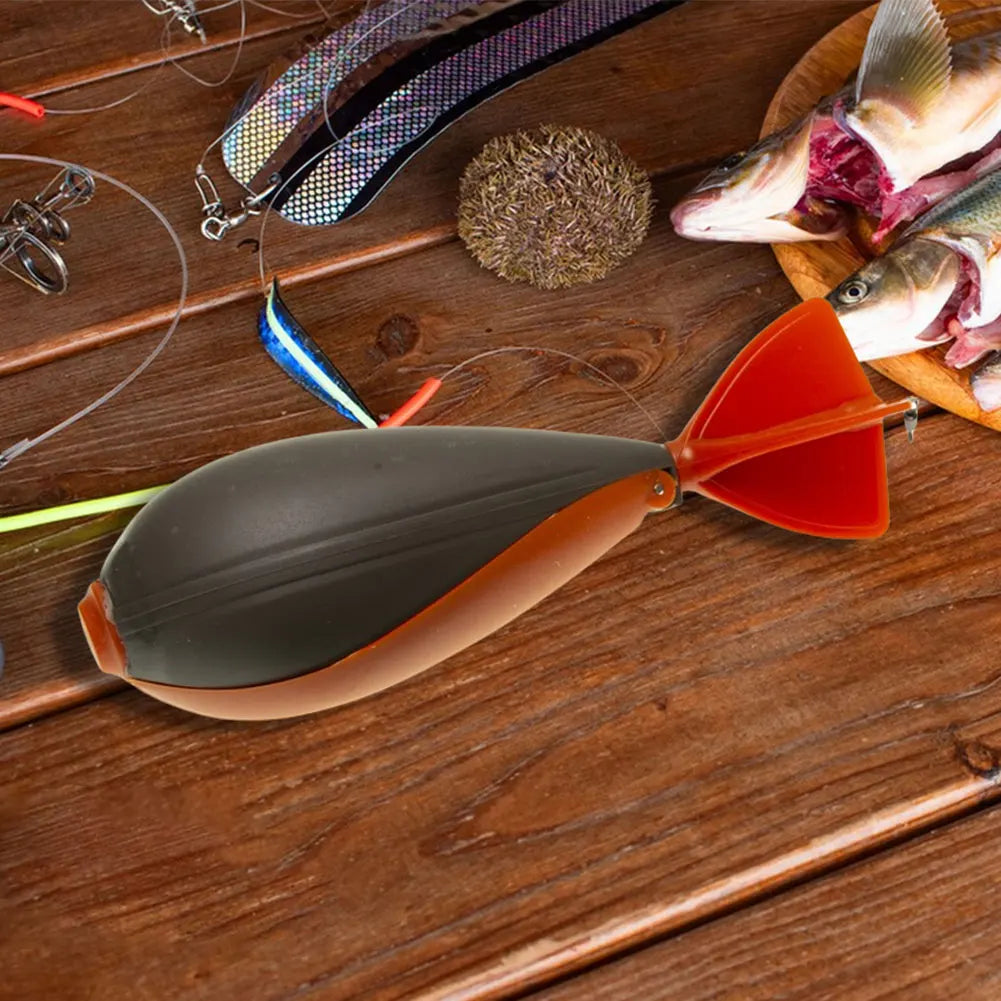 Rocket Bait Thrower Carp Feeder Bomb Fishing Feeder Nesting Tool Pellet Position Thrower Float Fishing Bait Thrower Tool