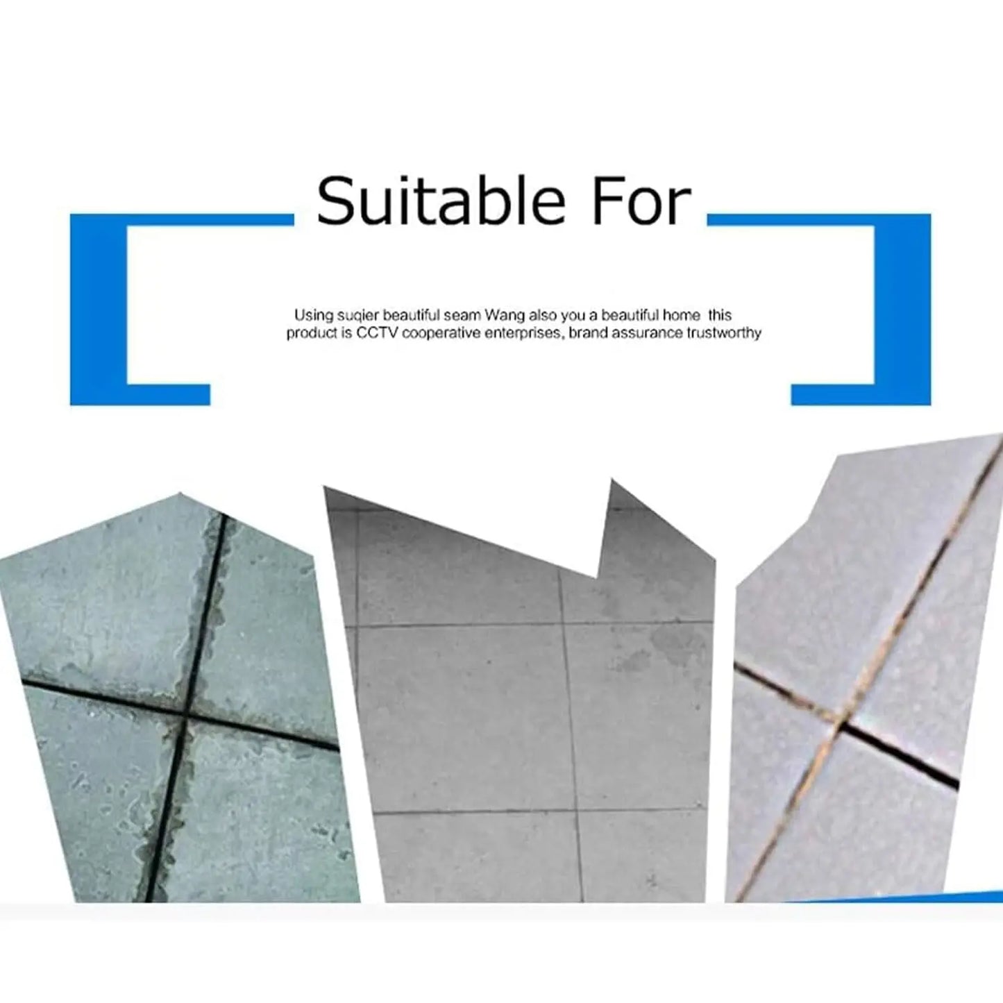 1Pc 150ML Waterproof Tile Gap Repair Filler,Home Waterproof Tile Gap Refill Agent Grout Tiling Tile Reviver Repair for Living