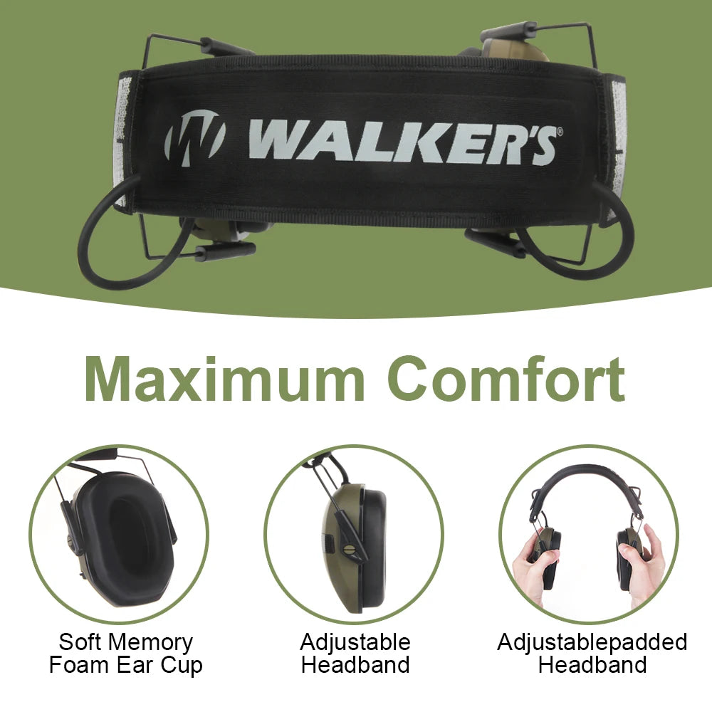 Original Military Tactical Electronic Shooting Earmuffs Outdoor Hunting Sound Pickup Noise Reduction Protection Hearing Headset