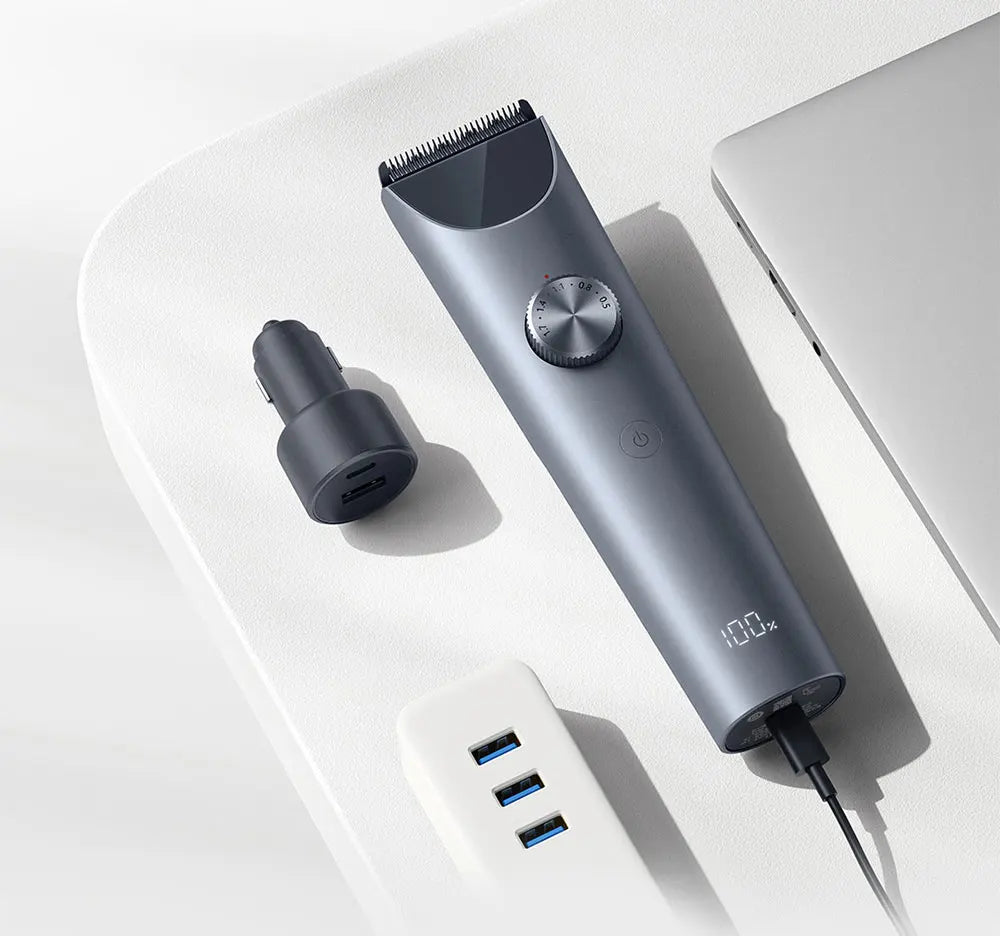 Original XIAOMI Mijia Hair Clipper 2 Men Sideburns Electric Shaver Wireless Hair Cutting Trimmer Barber Cutter