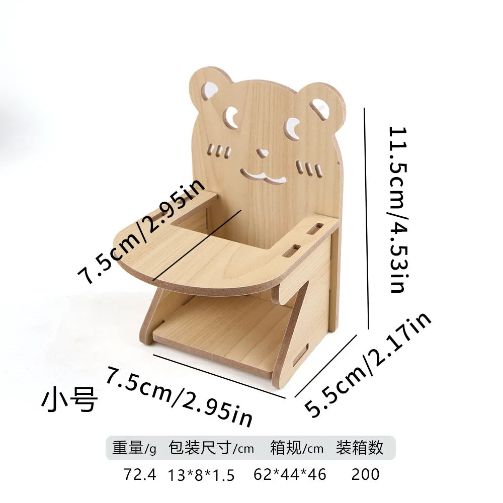 Hamster Squirrel Solid Wood Avoidance House Hedgehog Wooden House Golden Bear Nest Dutch Pig Dormitory Rutin Chicken Large House