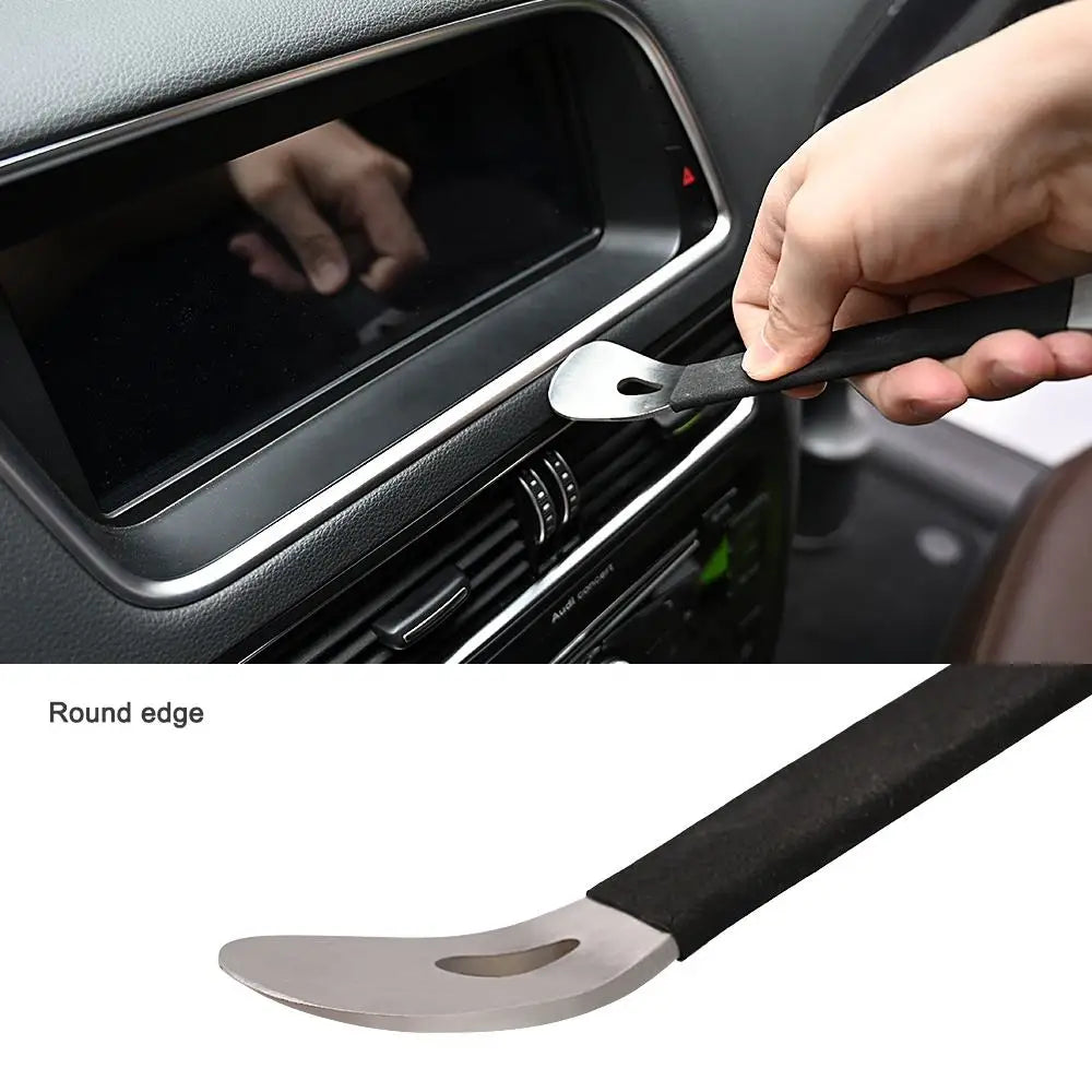 6Pcs Car Removal Tool Kits Car Door Clip Panel Trim Dash Auto Radio Metal Removal Pry Tool Automobile Interior Disassembly Tools