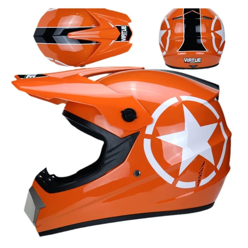 Safety Motocross Helmet Casco Motocross Bicycle Downhill Capacete ATV Cross Helmet Child Motorcycle Helmet Dot Abs 1KG Unisex