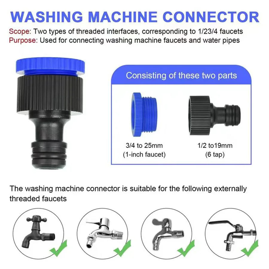 Water Gun, 7Water Spraying Functions, Home Expandable Magic Hose, High-Pressure Car Wash, Garden Watering Hose