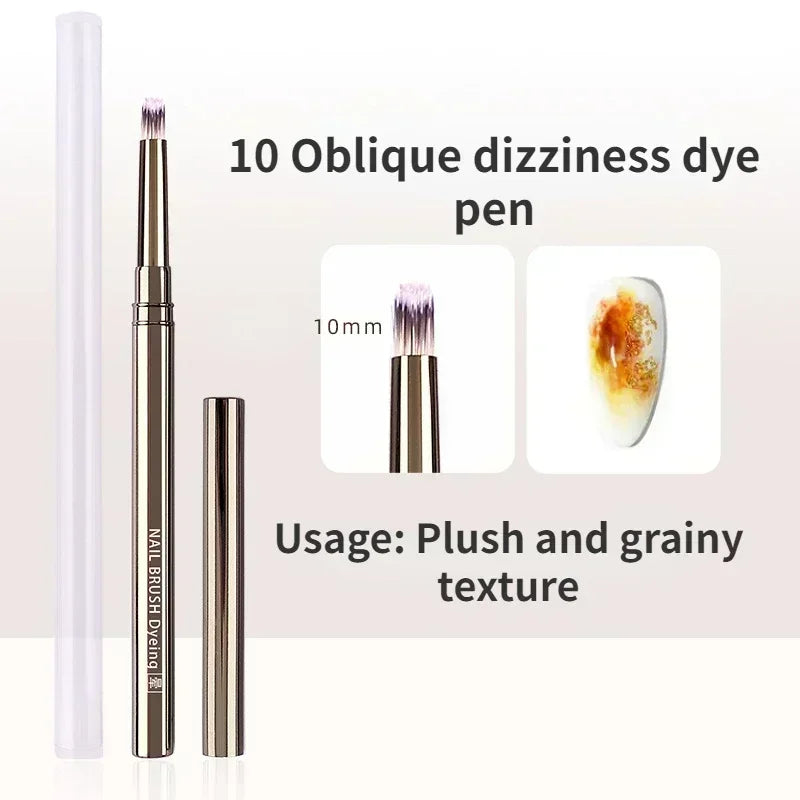 1/2pcs Professionnel Brushes Tools Nail Glue Phototherapy Pen UV Gel Brush Pen Acrylic Nail Art Painting Drawing Brush Manicure