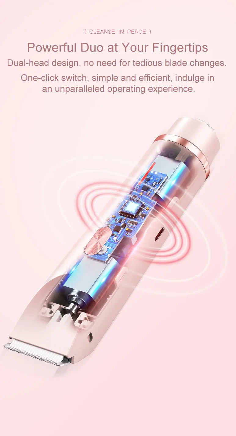Electric Epilator Women's Razor Painless Women's Beard Epilator Women's Leg Bikini Body Hair Trimmer Women's Facial Epilator