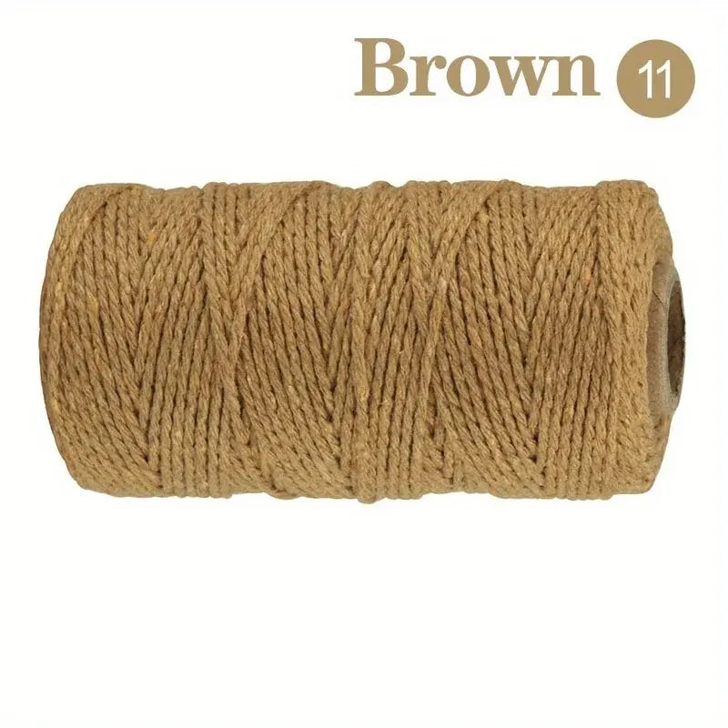 2.0cm100m Lace Cord Cotton Cord String Craft DIY Sewing Hand Woven Decorative Wall Hanging Bohemian Party Home Decor