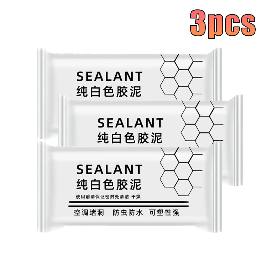 1-20pcs Waterproof Duct Seal Clay Silicone Putty Rubber Repair Air Conditioning Hole Moldable Repair Pipe Mastic Waterproof Glue