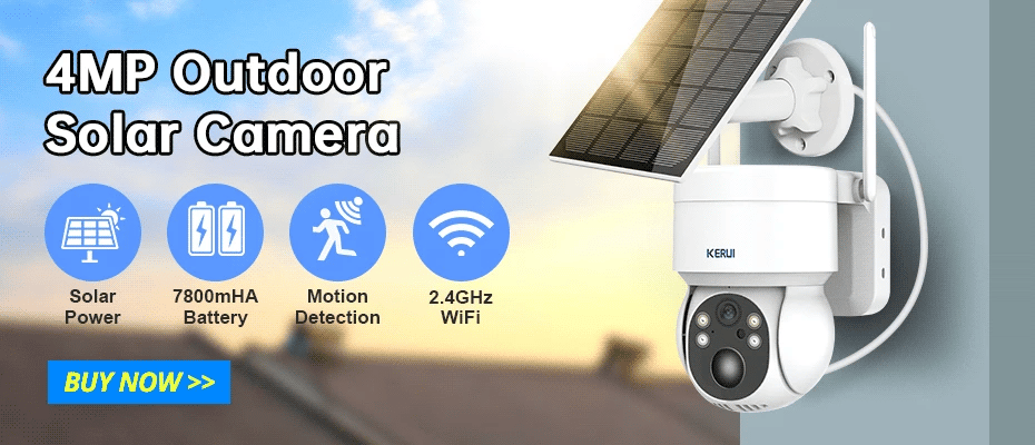 KERUI 5MP 8MP 4K HD Mini WiFi IP Camera Indoor Wireless Security Home CCTV Surveillance Camera With Tuya Smart Auto Tracking