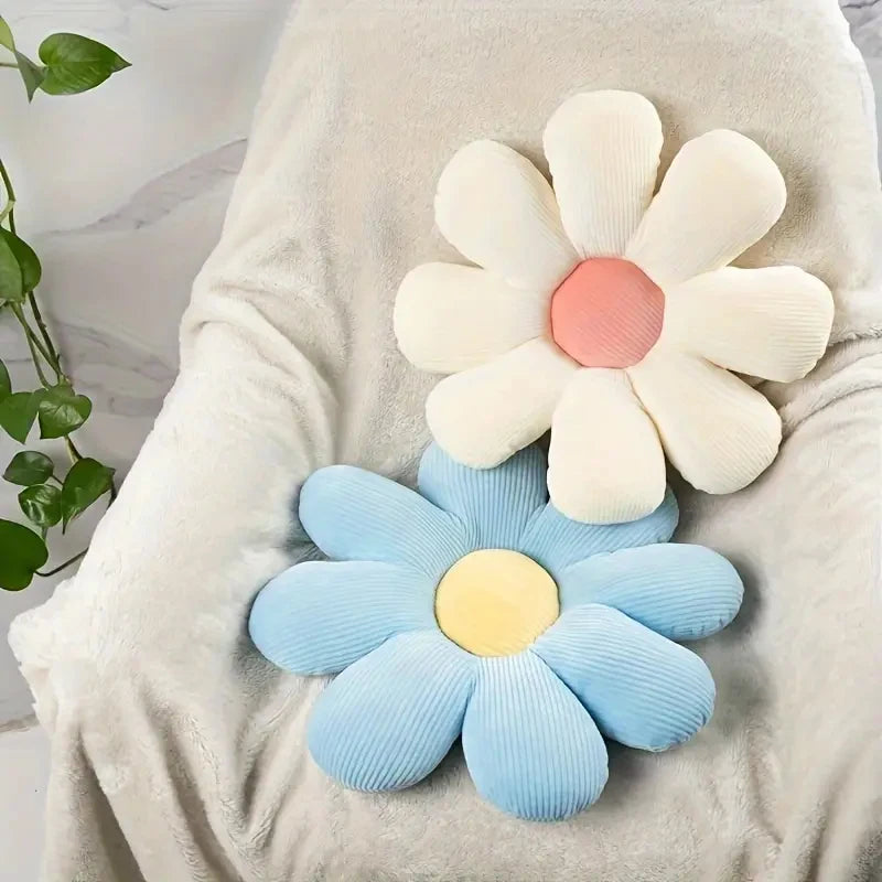 1pc soft and comfortable floral pattern pillow cushion, suitable for bedroom, dormitory, and home decoration