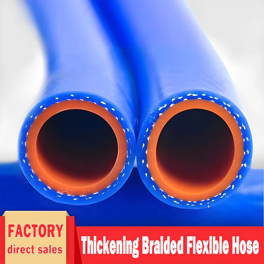 1M-20M ID 6mm-25mm Silicone Hose Heat Resistant High Presure Tube Automobile Vacuum Warm Air Water Pipe Double Layer Rubber Hose