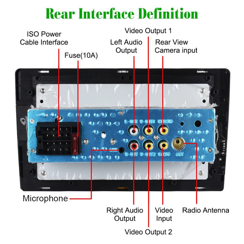Podofo 1 din Car Radio HD Autoradio Multimedia Player Touch Screen Car Stereo MP5 FM Bluetooth USB Camera Car 1 Din Player