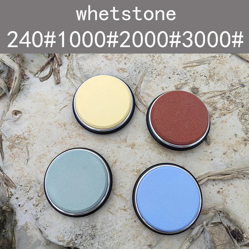 2P Rolling Knife Sharpener Whetstone grinding stone accessory Diamond Kitchen Professional Knife Sharpening Tool Agate Polishing