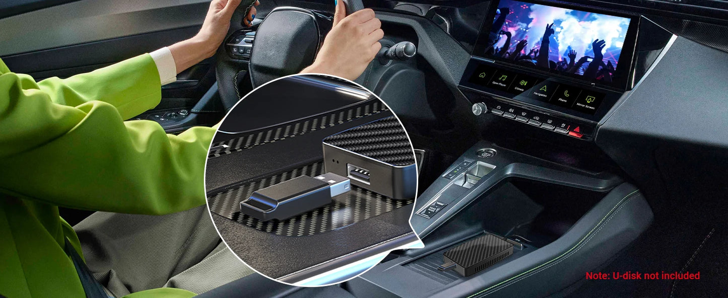 OTTOMOTION Play2 Video Pro Wireless CarPlay Android Auto Adapter Built in Youtube Netflix IPTV Video Box for Car Accessories
