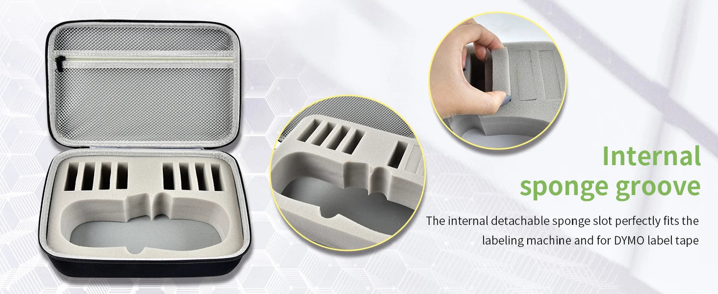 (CASE ONLY)Case Compatible with DYMO LetraTag LT-100H Handheld Label Maker Machine, Holder for Labeler Makers Printer Machine